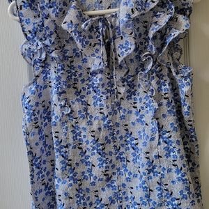 Loft summer floral blouse